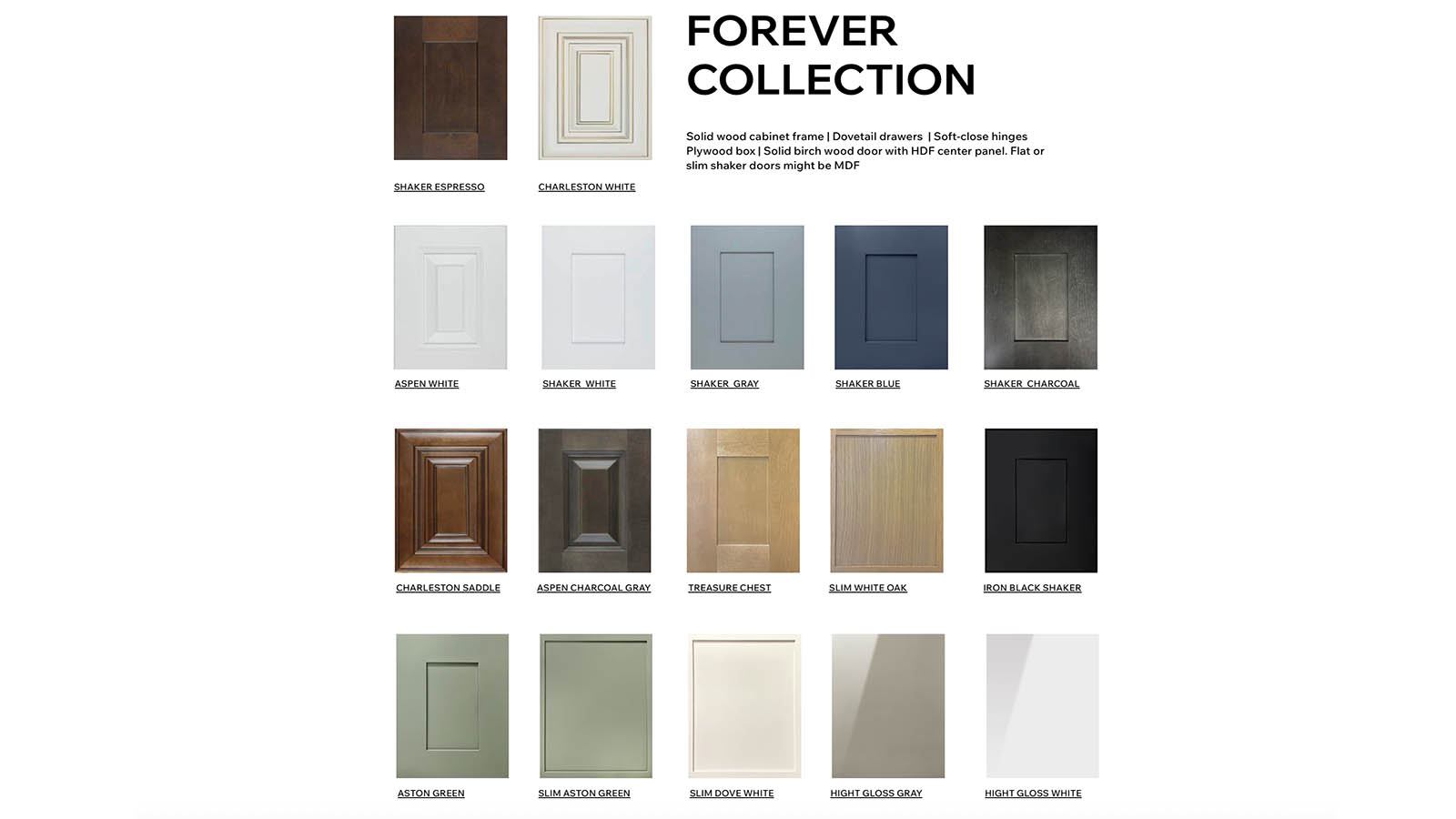 Wholesale kitchen cabinets — shaker styles with soft-close hardware